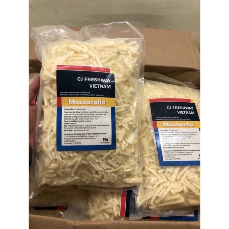 Phomai bào sợi Mozzarella 1kg