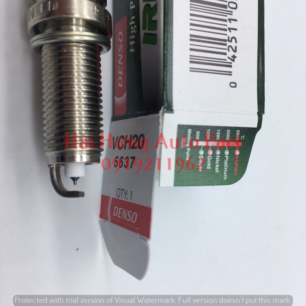 Bugi Iridium Tough mã VCH20 dùng cho Bejing X7,Mazda 2,3,6,cx5 và toyota Altis, Vios mới Nissan đời 2014- 2019