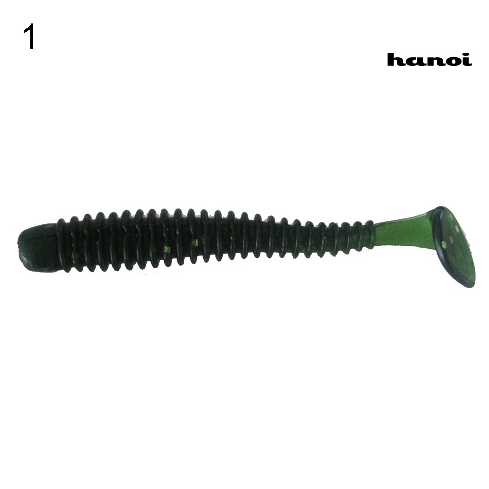 Set 10 mồi câu cá giả hình giun mềm mini sống động như thật