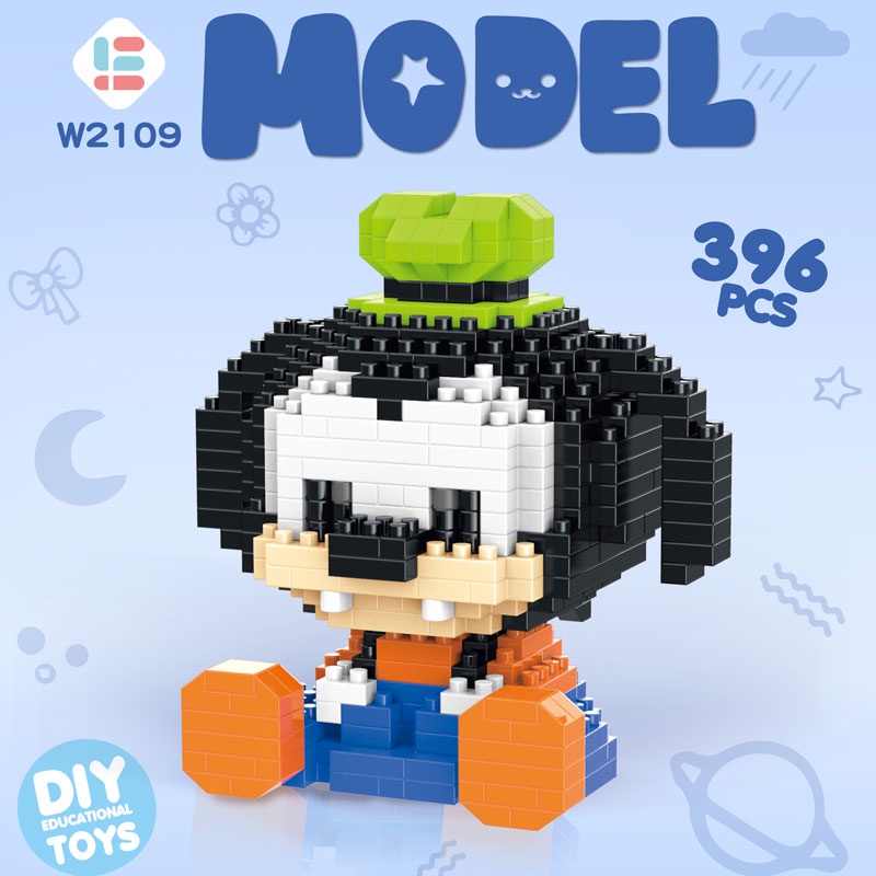 Đồ Chơi Lắp Ráp Hình Chuột Mickey Belle Disney Dễ Thương