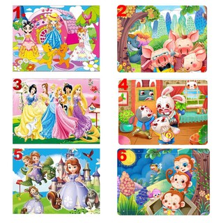 Siêu thú vị!  Đồ Chơi Tranh Xếp Hình 60 Mảnh Puzzle Bảng Gỗ Cho Bé 3-10 tuổi bamboo