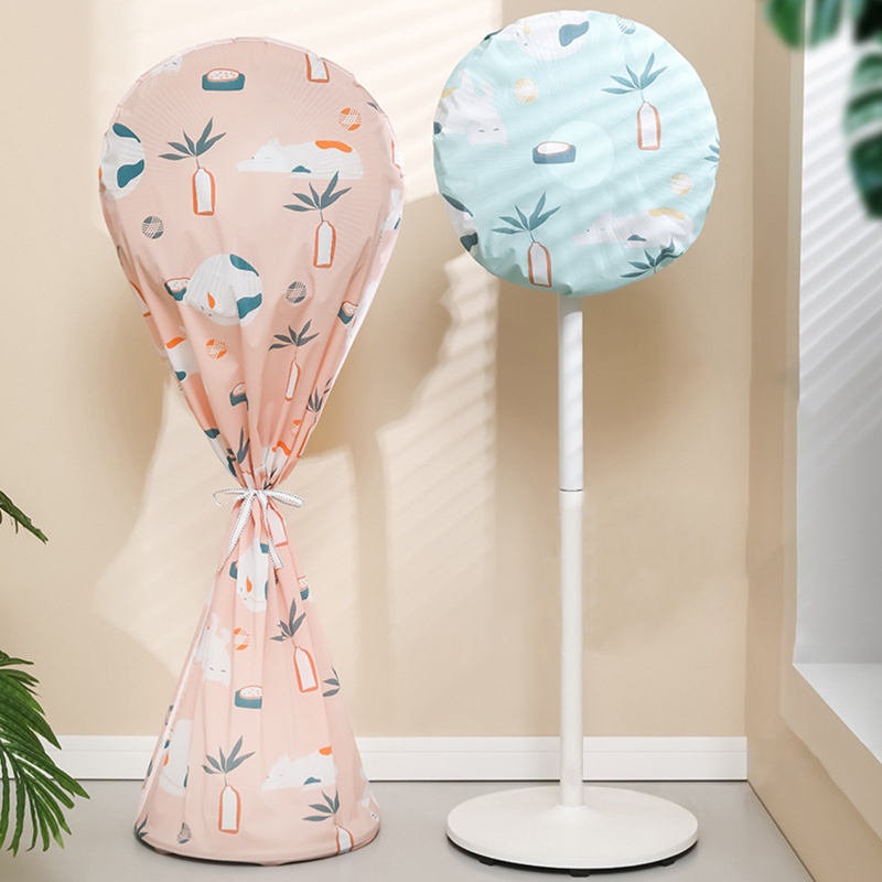 Vỏ Bọc Quạt Điện Bằng PEVA Chống Nước Chống Bụi In Họa Tiết Hoạt Hình