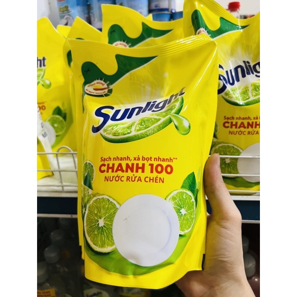 Nước Rửa Chén-Bát Sunlight Chanh Túi 1,4Kg