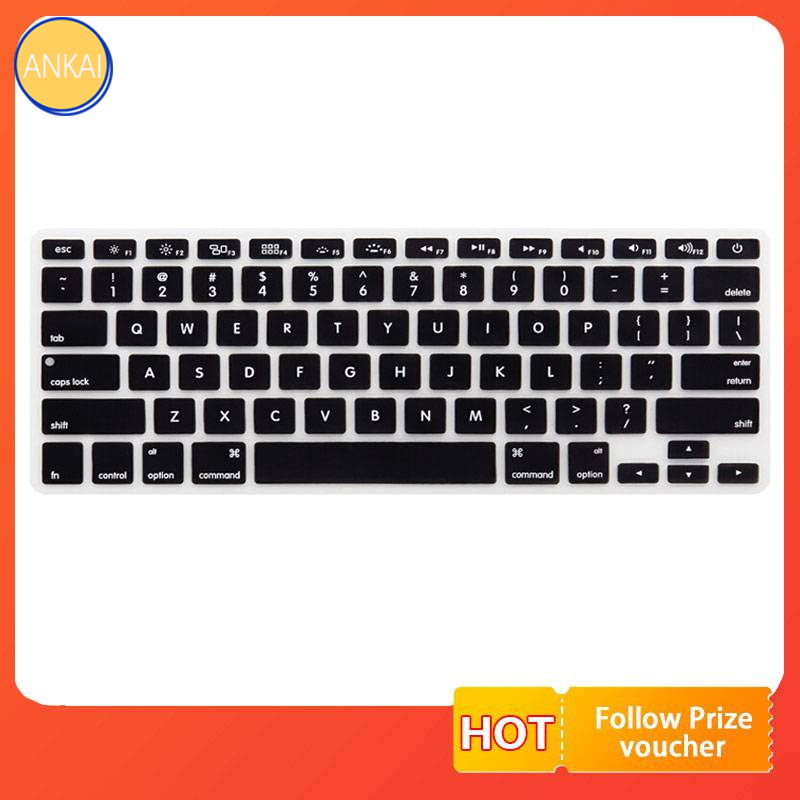 Miếng Dán Bàn Phím Bằng Silicon Ankai Cho Apple Macbook Air Pro 11.6 12 13.3 15.4