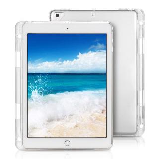 Ốp máy tính bảng bằng chất liệu TPU mềm trong suốt có ngăn đựng bút cho iPad Pro 12.9 2015 2017 iPad Pro 12.9 inch 2018