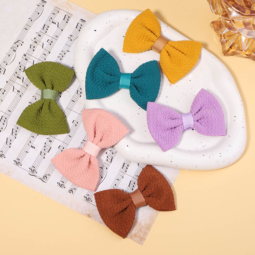 KIDSBOWS Set 10 Kẹp Tóc Nơ 2.9inch Đáng Yêu Cho Bé Gái