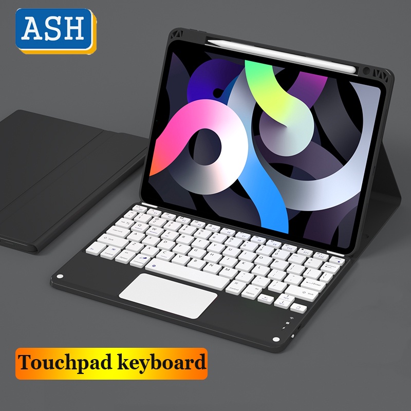 Bao Da Máy Tính Bảng Tích Hợp Bàn Phím Bluetooth Cảm Ứng Có Thể Tháo Rời Cho iPad Pro 11 2021 2020 Air 5 2022 Air 4 10.9 Ốp