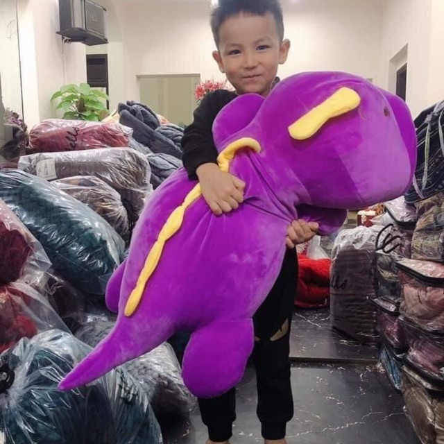 Thú bông Khủng Long tím hkm Pediasure