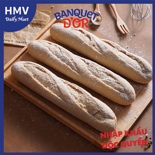 Set bánh mỳ Baguette 28cm Nhập khẩu (nướng nồi chiên không dầu hoặc lò nướng)