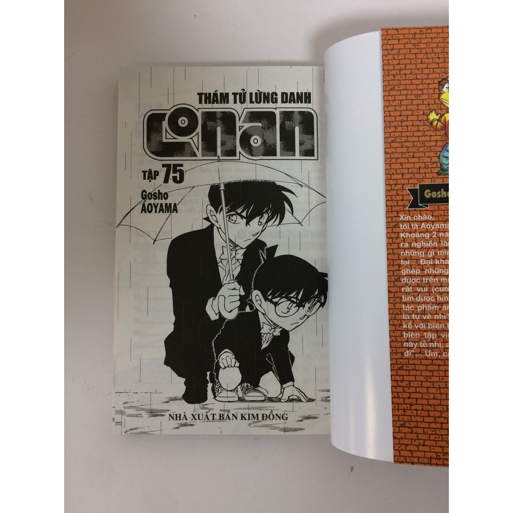 Sách - Thám tử lừng danh Conan - Tập 75