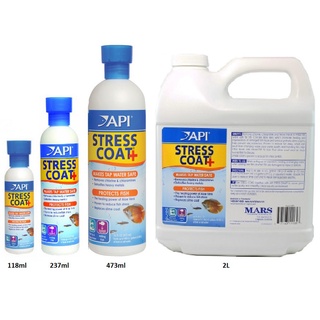 Api Stress Coat+ 118ml/237ml/473ml - Thần Dược Cá Cảnh (Khử Chlorine, Chloramine, Giúp Cá Giảm Stress)