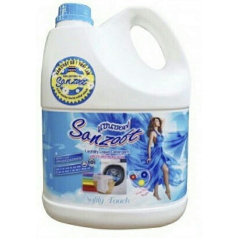 nước giặt, xả thái lan sanzoft ( can 3,5L)