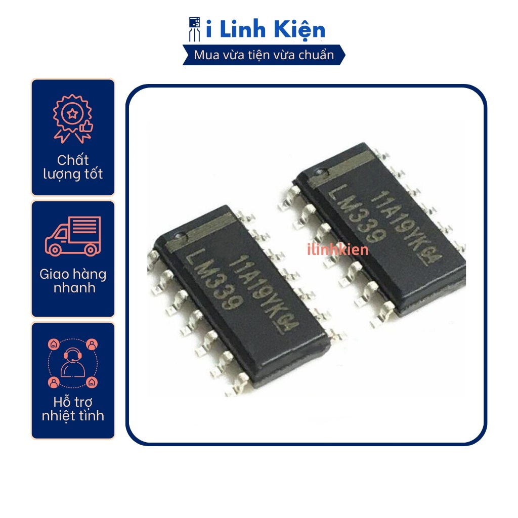 LM339 LM339DR SOP-14 chính hãng