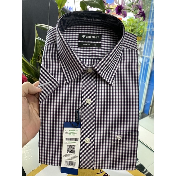Áo việt tiến siêu phẩm slimfit lai bầu giá 399k chỉ còn 199k | BigBuy360 - bigbuy360.vn