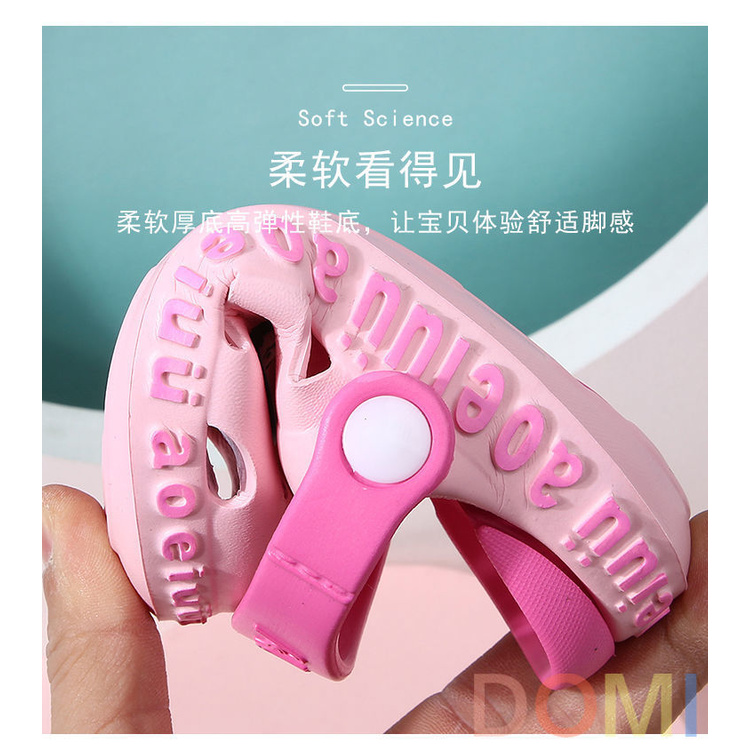 Dép crocs chống trượt thiết kế dễ thương thời trang dành cho trẻ em