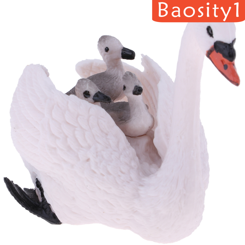 1 Mô Hình Thiên Nga Trắng Dễ Thương Cho Bé