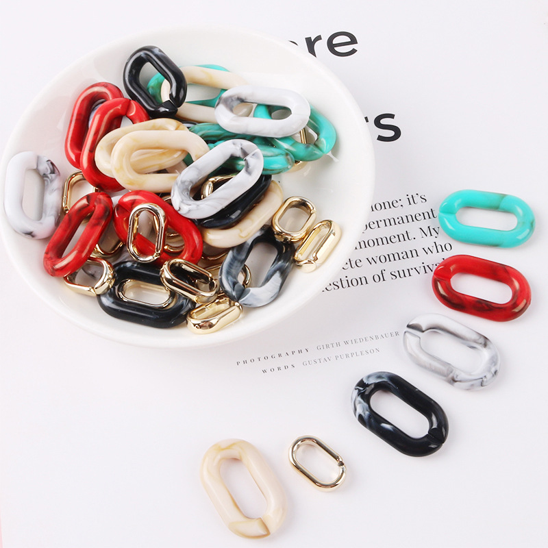 Set 10 Mặt Dây Chuyền Acrylic Có Thể Tháo Rời