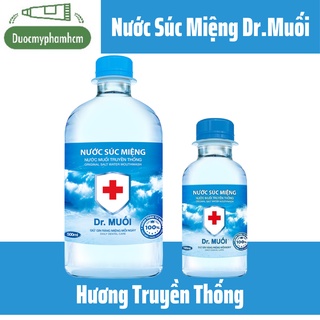Nước súc miệng dr.muối hương truyền thống 500-1000ml