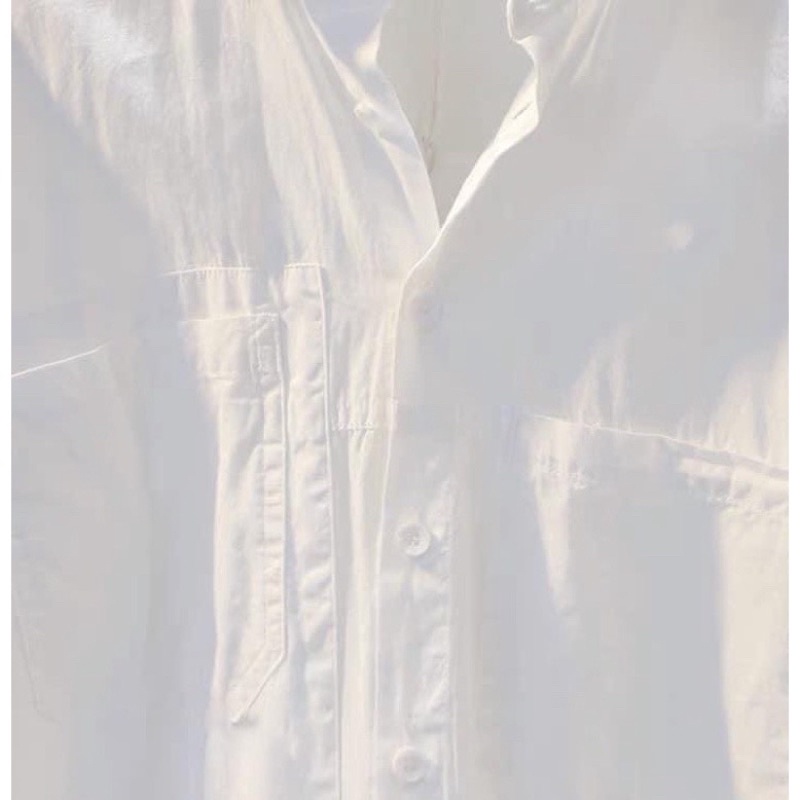 [Mã FAMARAL1 giảm 10K đơn 50K] áo sơ mi dài tay 2 túi siêu xinh học sinh công sở đều mặc thoải mái | BigBuy360 - bigbuy360.vn