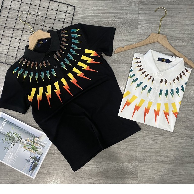 Áo Thun Nam Tay Ngắn Có Cổ Vải Co Giãn dainghia7993 | BigBuy360 - bigbuy360.vn