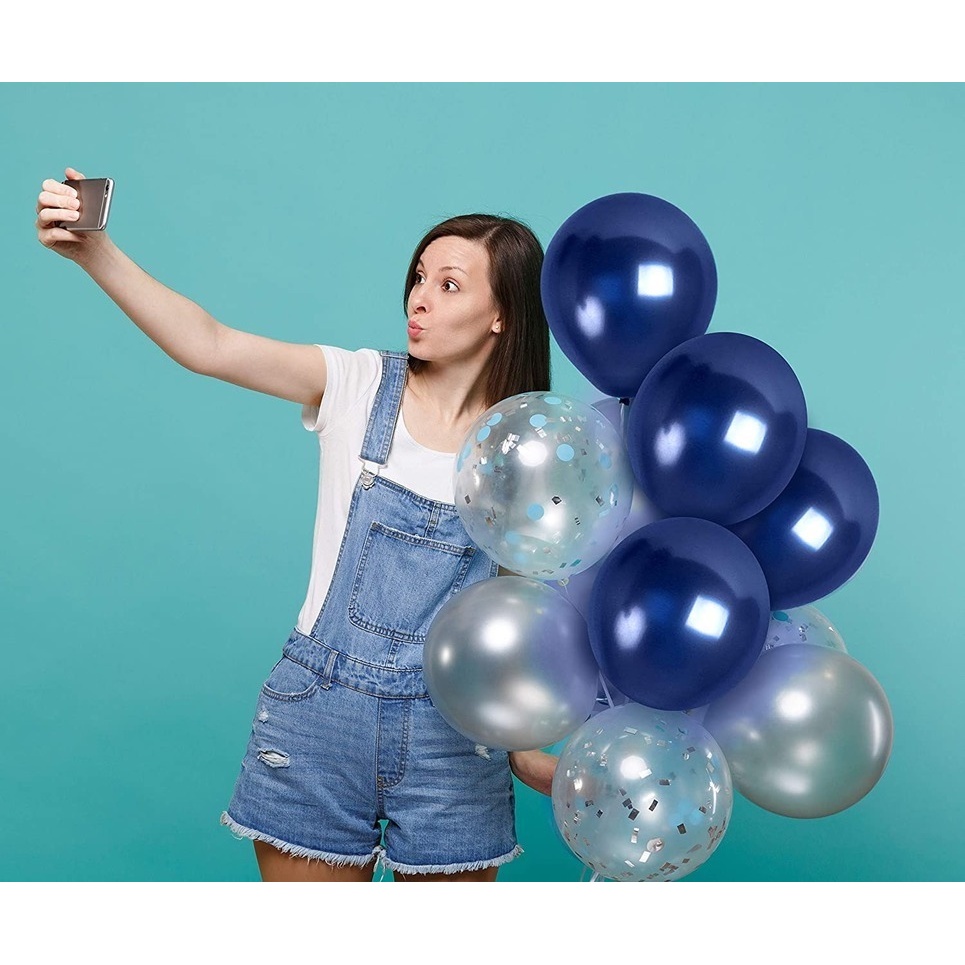 Set 10 Bong Bóng 12 inch Màu Sắc Đa Dạng