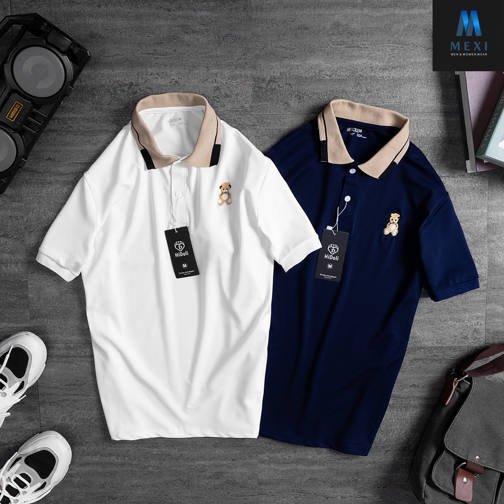[Ảnh thật] Áo Thun Polo Nam cổ bẻ Tedear vải Cá Sấu Cotton cao cấp chuẩn form – HIDOLI