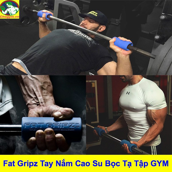 Fat Gripz Tay Nắm Cao Su Bọc Tạ Tập Gym