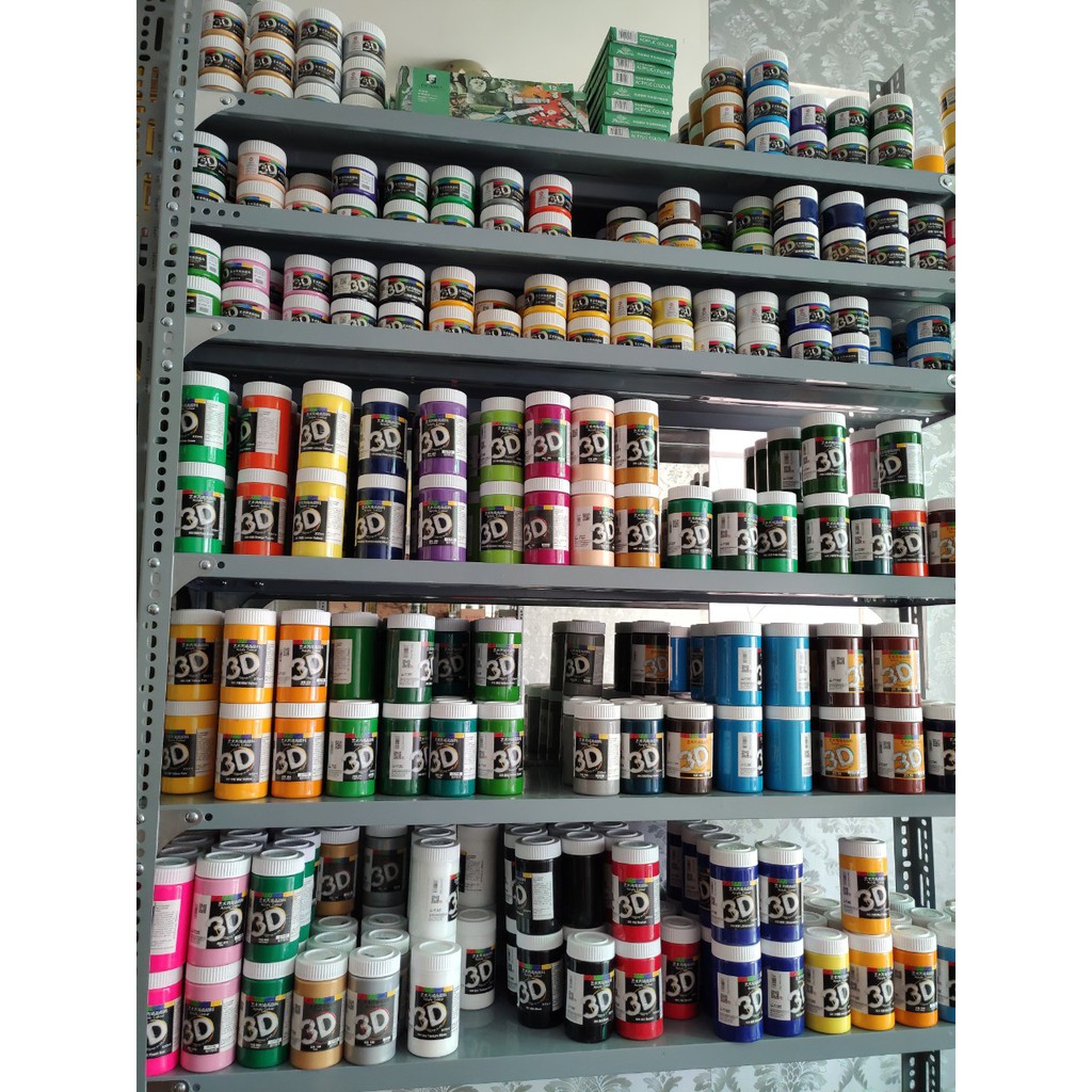 Màu acrylic 3D 300ml acrylic 5D 300ml - Màu vẽ tranh được trên tất cả các chất liệu