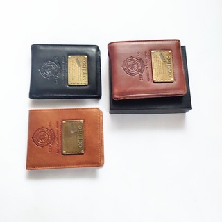 Ví nam bóp nam da bò cao cấp dáng ngang đẹp nhỏ gọn cefiro full hộp CF01