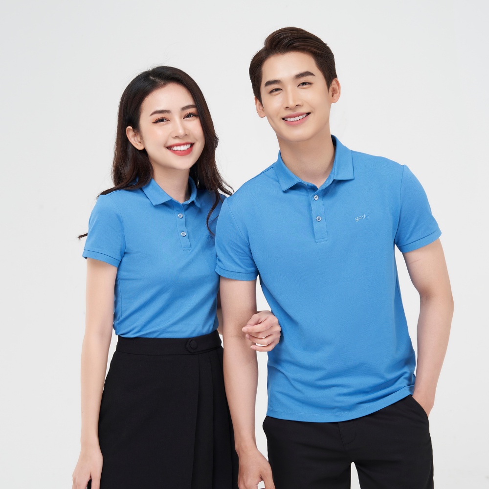 Áo Polo YODY Nữ Phông Cộc Tay Cotton  thấm hút APN5388