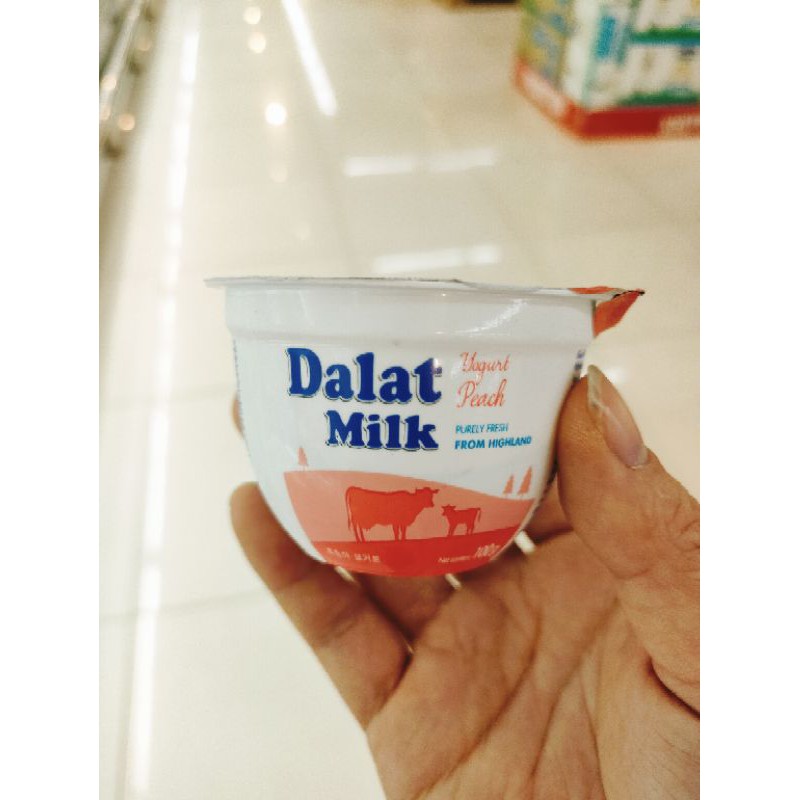 SỮA CHUA ĂN DALAT MILK HỘP 100G