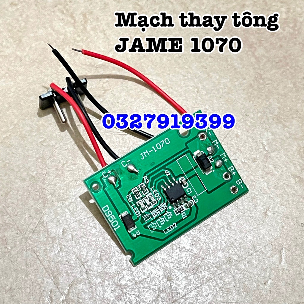 ✅ Mạch tông đơ thay JAME 1070 , Kemei - mạch thay cho tông đơ