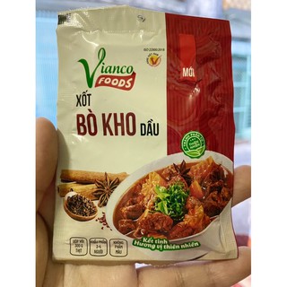 Gói gia vị ướp nấu bò kho dầu