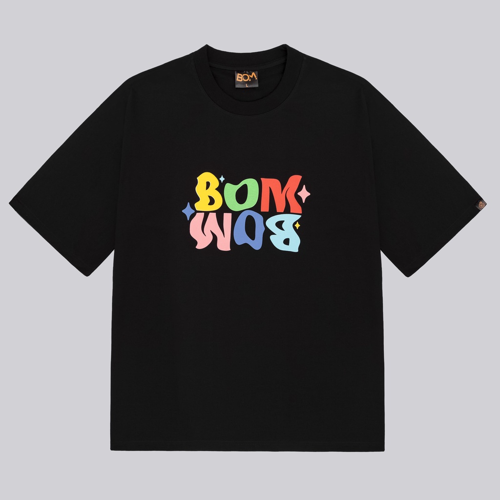 Áo thun RAINBOW nam nữ - Áo phông Unisex vải Cotton - Bom Mode