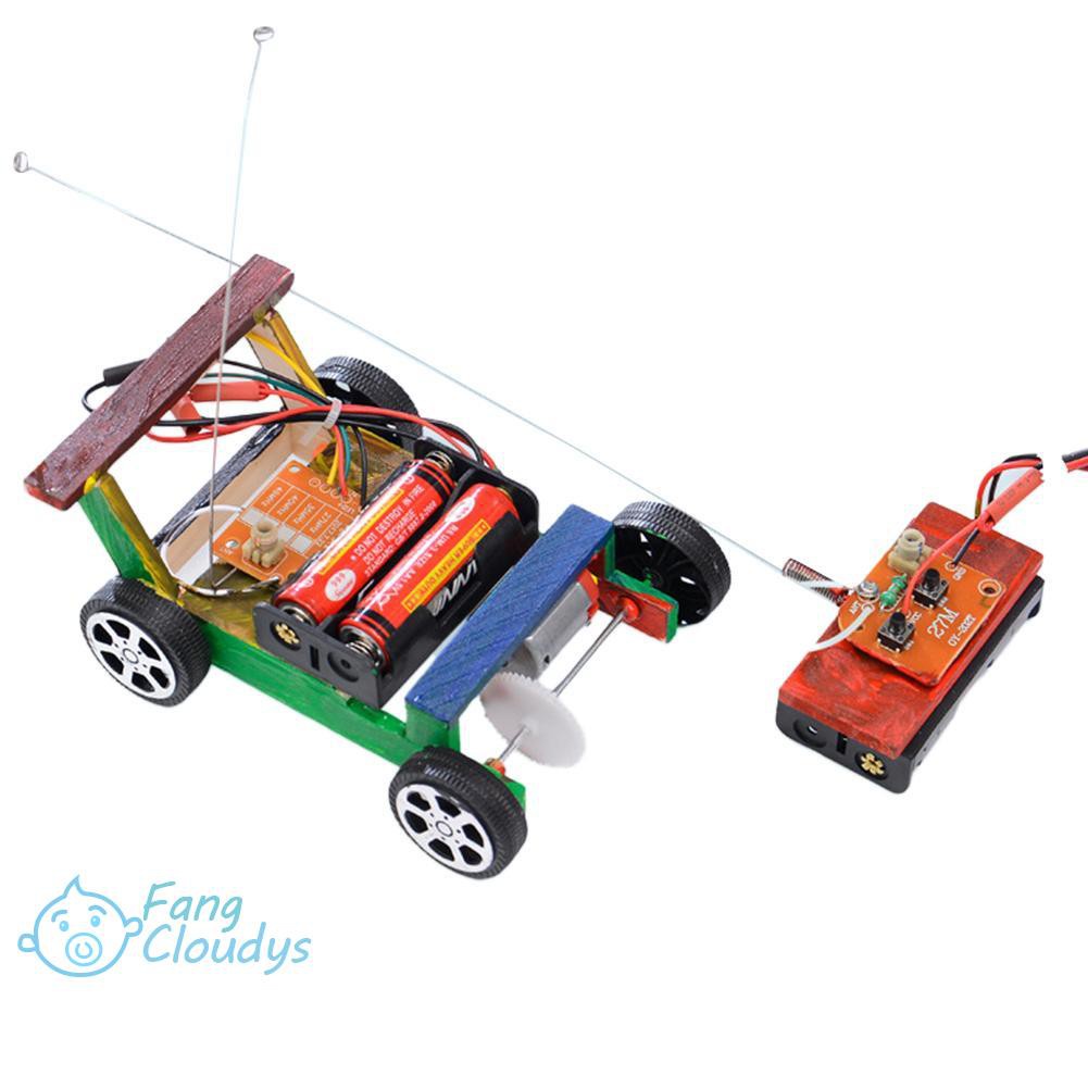 Mô hình xe ô tô điều khiển từ xa tự lắp ráp cho bé học khoa học flycam