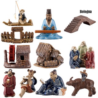 Mô Hình Hòn Non Bộ Bằng Gốm Trang Trí Tiểu Cảnh