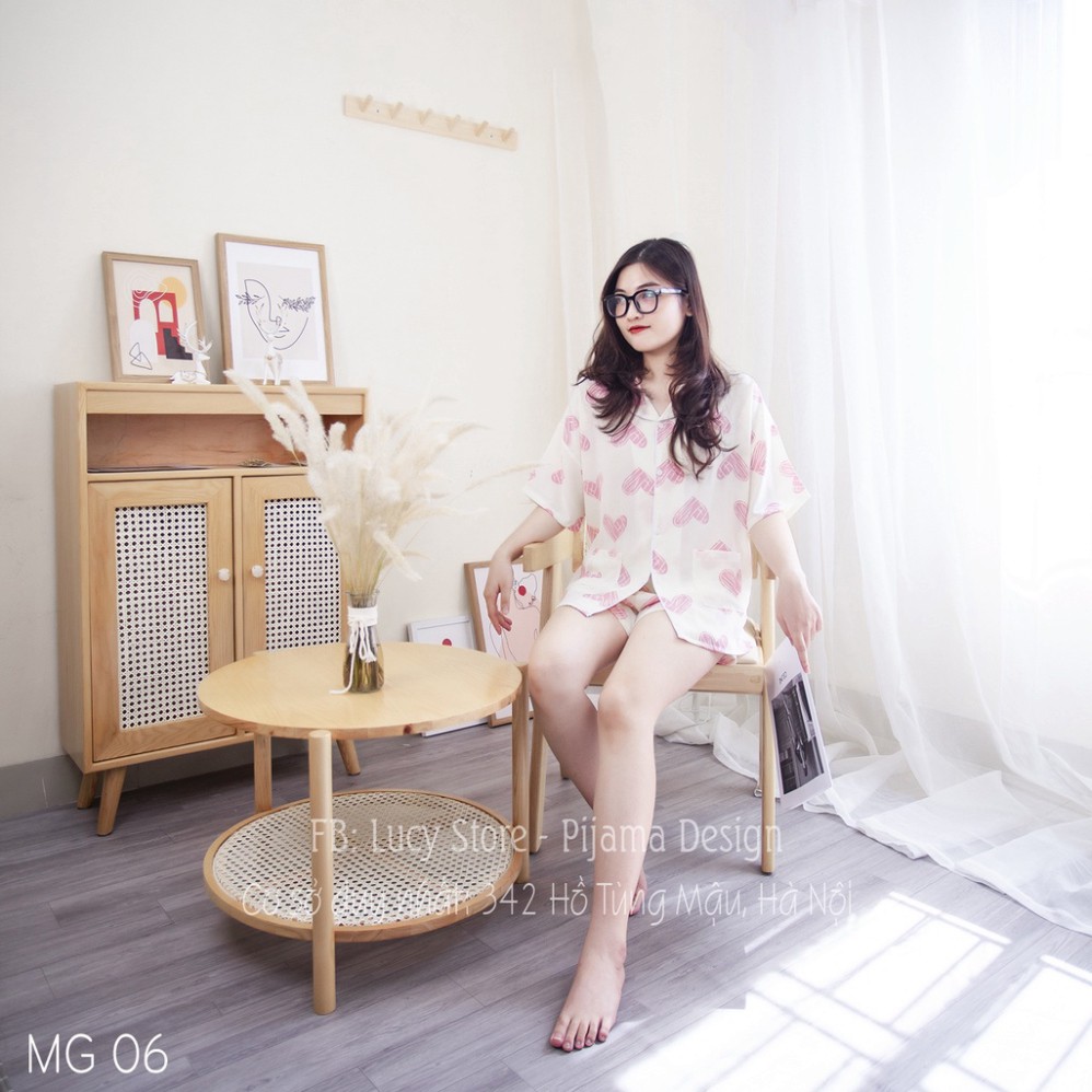 Đồ bộ pijama - bộ ngủ nữ lụa mango hàng thiết kế cao cấp chất siêu mát không nhăn mặc quần áo ngủ mặc ở nhà dễ thương | BigBuy360 - bigbuy360.vn
