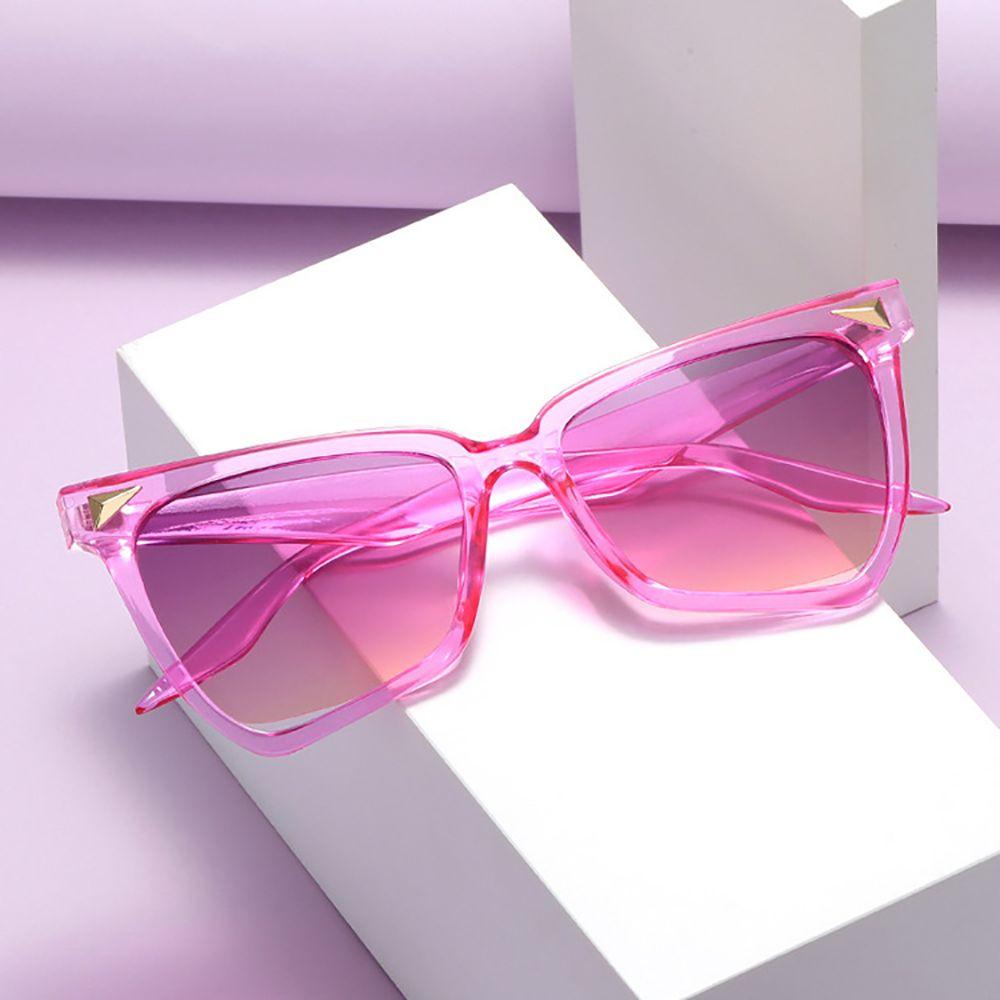 Kính Mát Mắt Mèo Chống Tia UV Chống Bức Xạ Màu Sắc Cầu Vồng Thời Trang Cho Nam Và Nữ