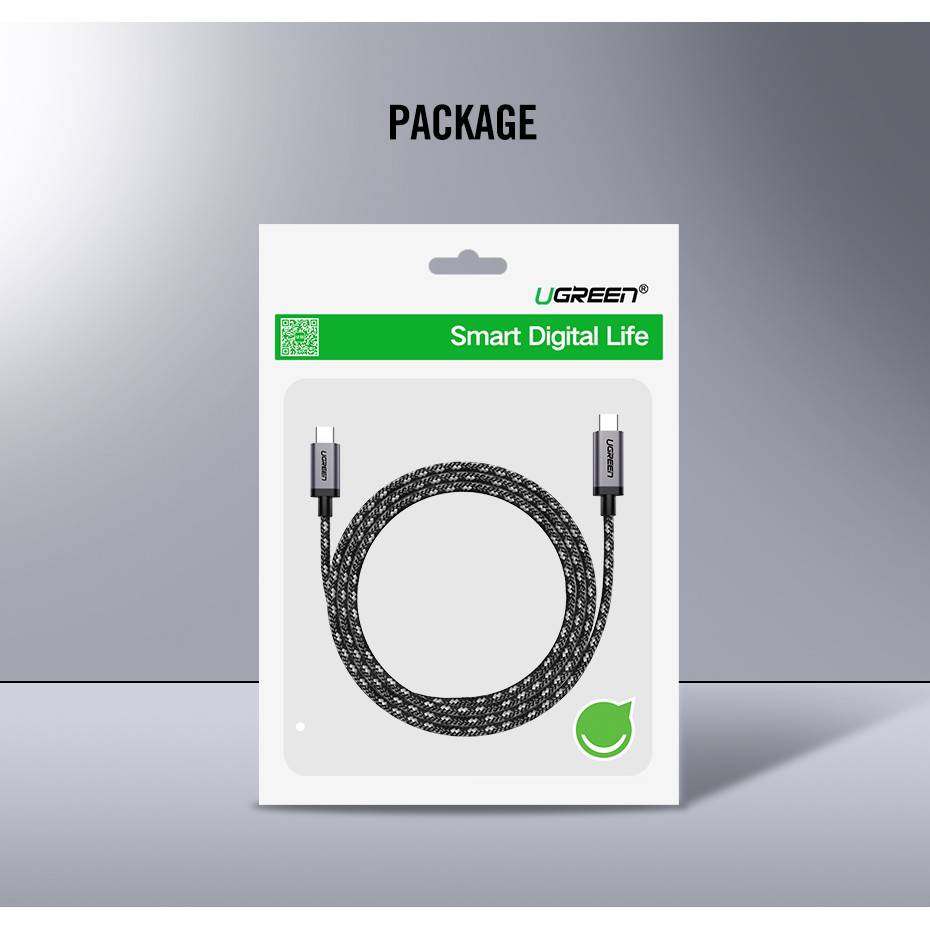 Cáp USB Type-C Male to Male | Hỗ trợ sạc nhanh và truyền video 4k@60Hz