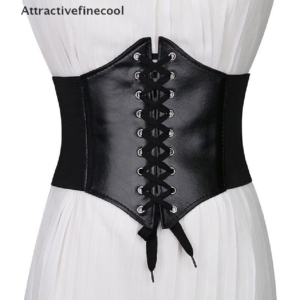 Đai Nịt Bụng Da Pu Co Dãn Định Hình Eo Cho Nữ