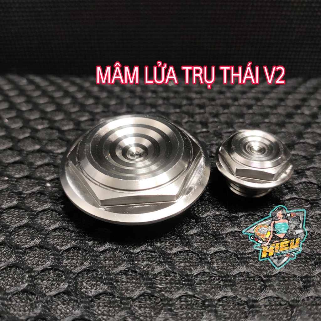 Mâm Lửa Trụ Thái - Nắp Nhớt Trụ Thái - Gù Thái Mẫu Mới 2022 Gắn Cho Ya - Honda