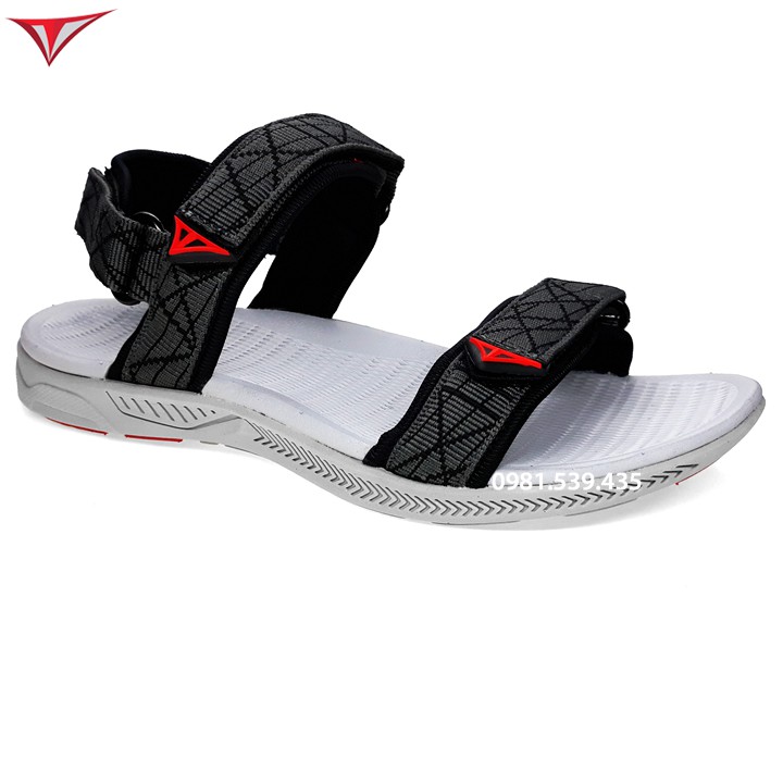 [Fullbox] Dép Quai Hậu Việt Thủy Hai Quai Ngang Nam Xám - VT3