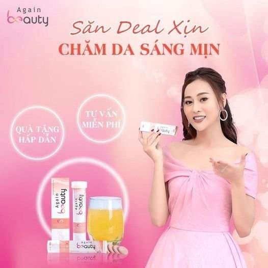 Viên Sủi Trắng Da Chống Lão Hóa Again Beauty