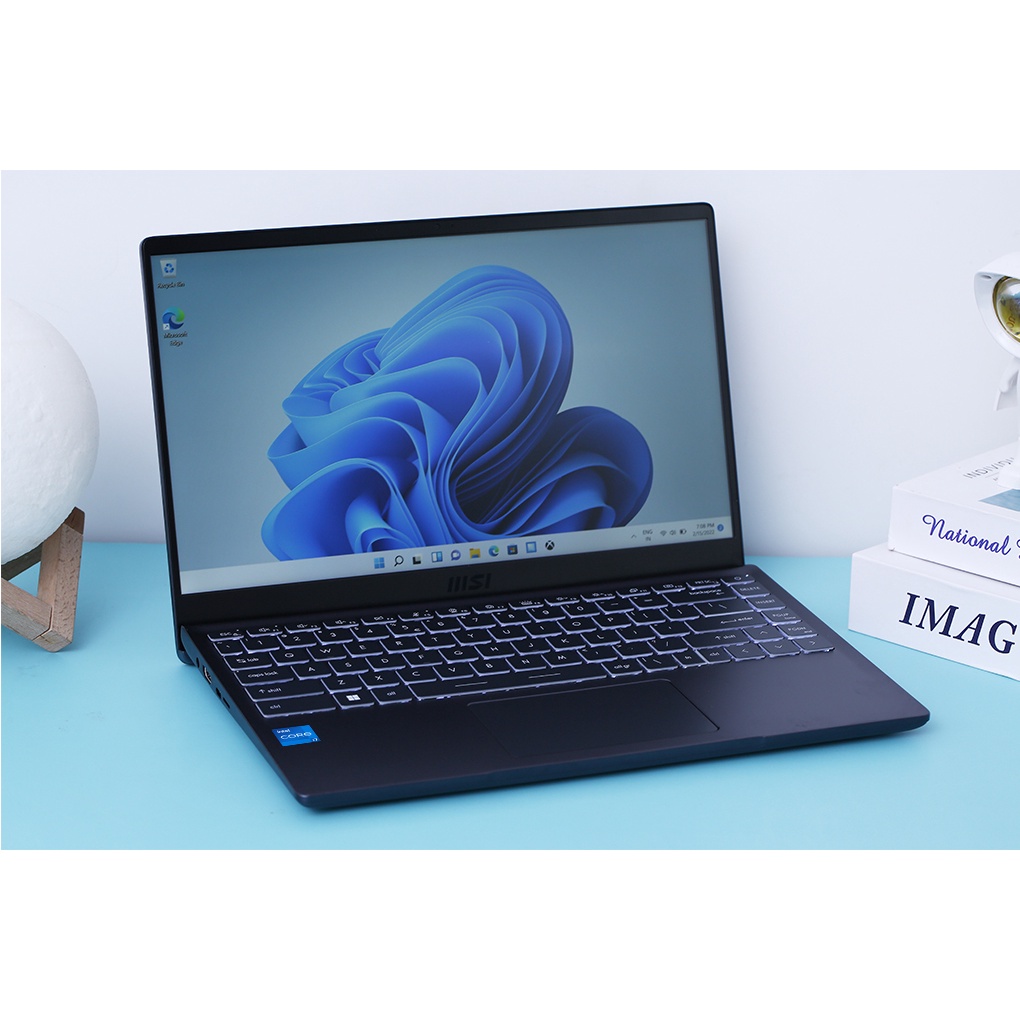 Laptop MSI Modern 14 B11MOU i7 1195G7/8GB/512GB/Túi/Chuột/Win11  - Hàng chính hãng