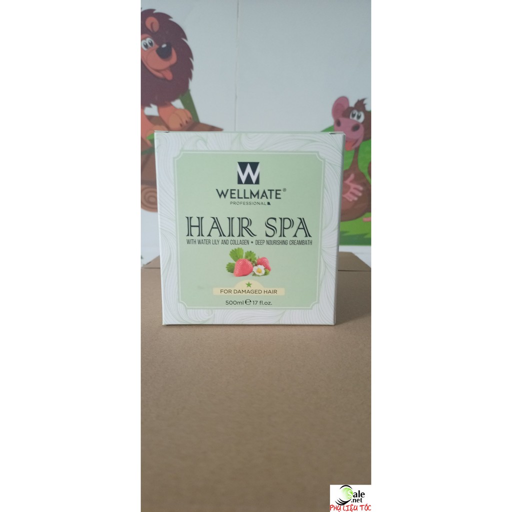 Dầu hấp siêu mượt Wellmate hair spa 500ml - chuyên sỉ phụ liệu tóc