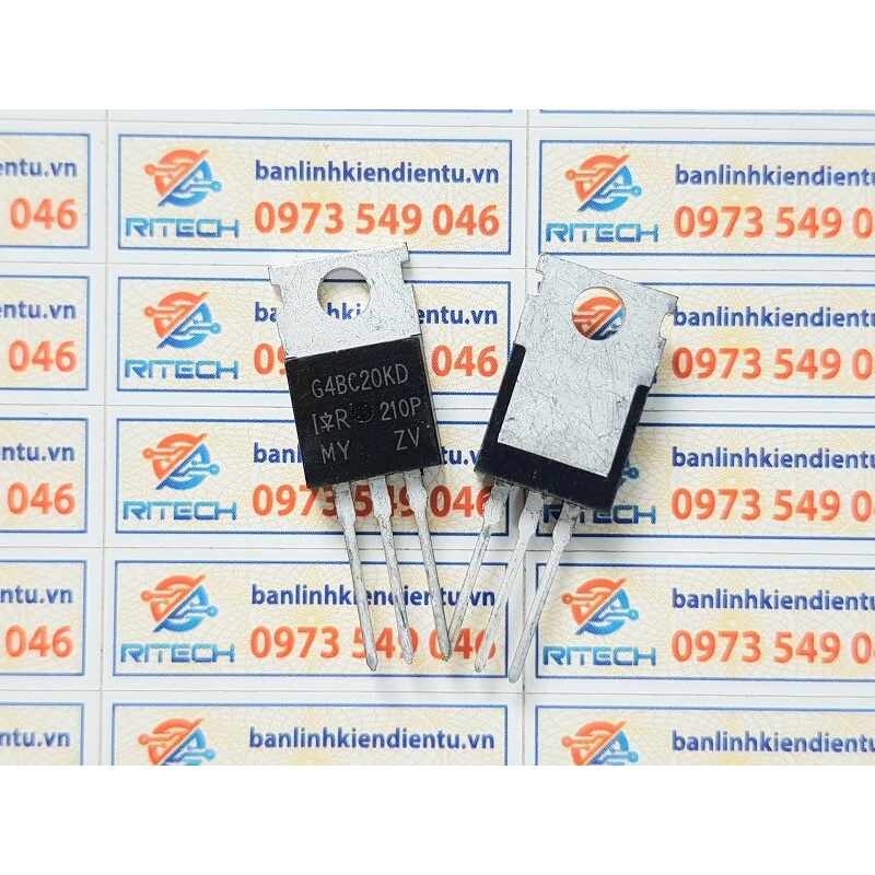 [Combo 5 chiếc] IRG4BC20KD, G4BC20KD IGBT 9A/600V TO-220 (Mới)