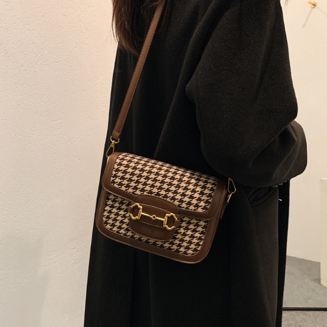 Túi Xách Nữ Linh Store Túi Đeo Chéo Hà Hồ Sang Chảnh Thời Trang Hot Trend Vân Caro