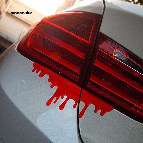 ☼Bánh Trung Thu☼Sticker Máu Đỏ Phản Quang Dán Đèn Pha Xe Hơi