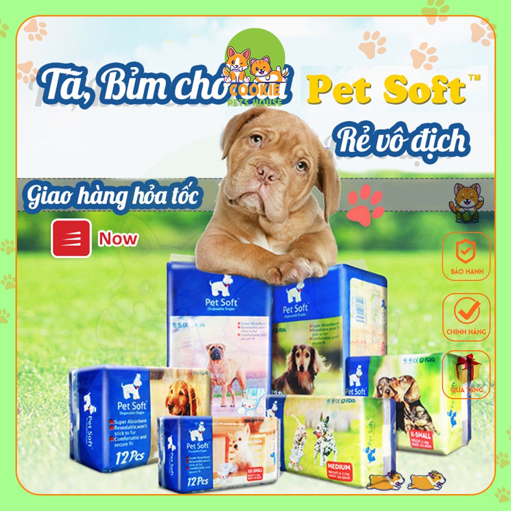 Bỉm chó dành riêng cho chó cái Pet Soft
