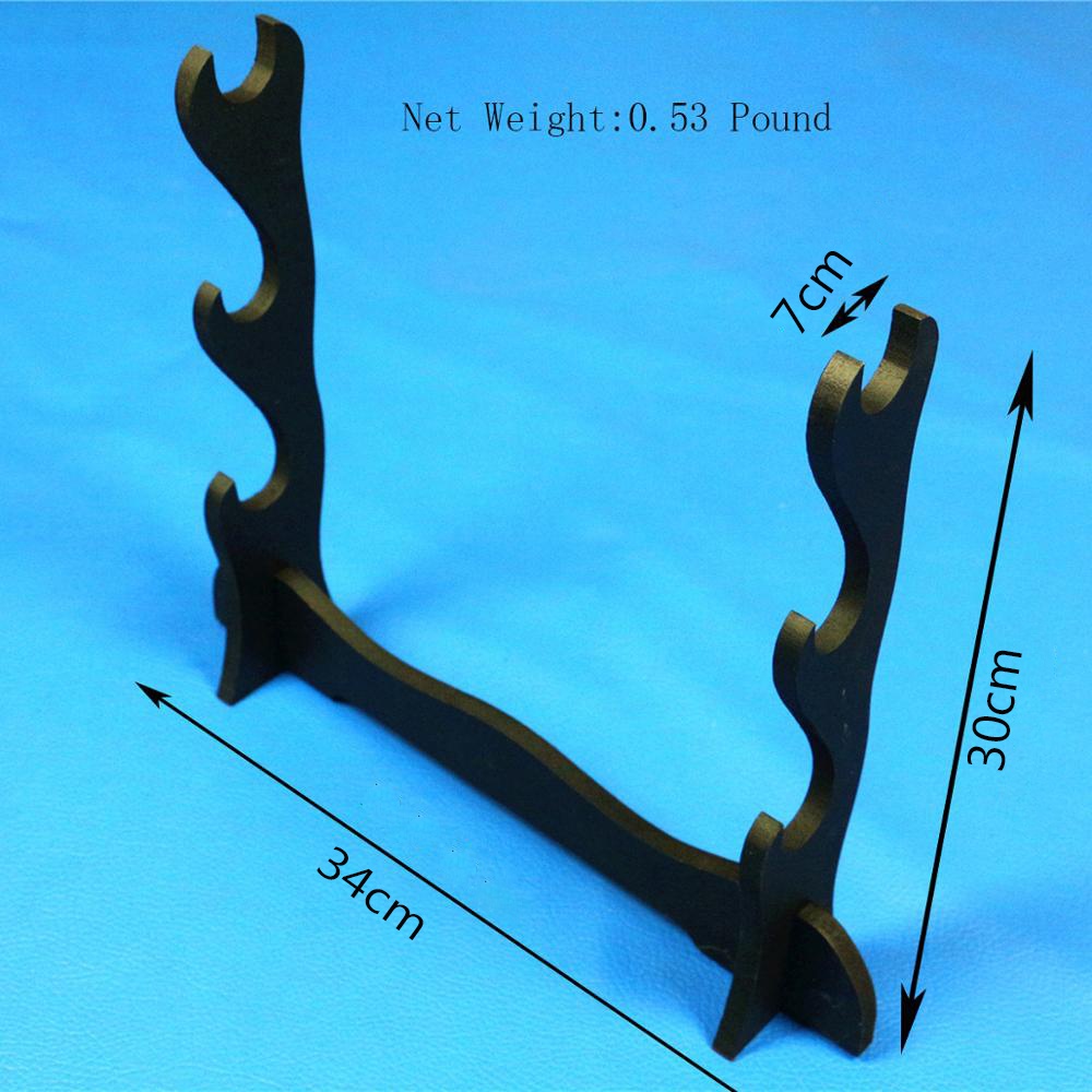 Giá đỡ kiếm gỗ để bàn màu đen  - Baystore